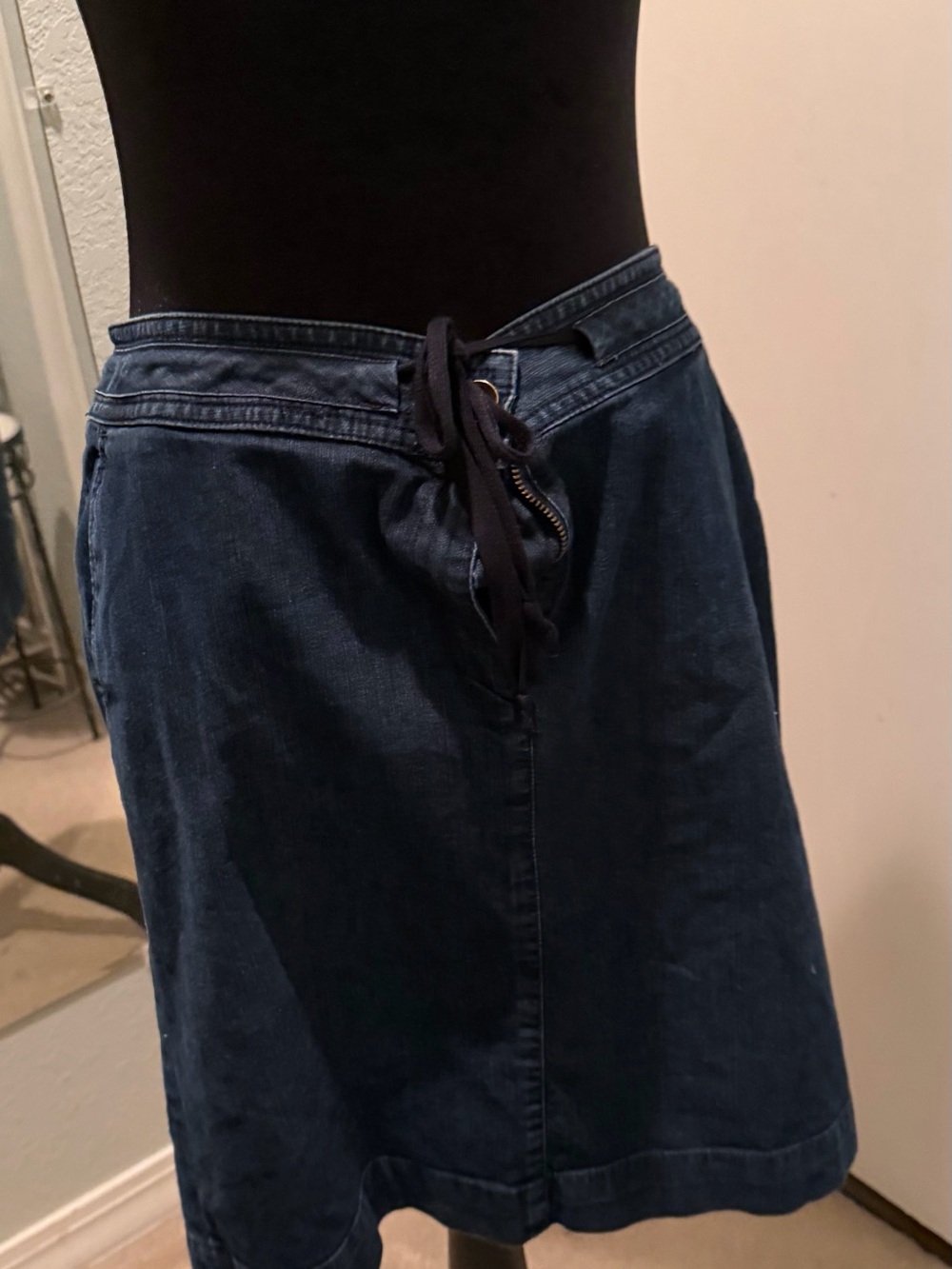 Talbots Petites Dark Blue Denim Pants